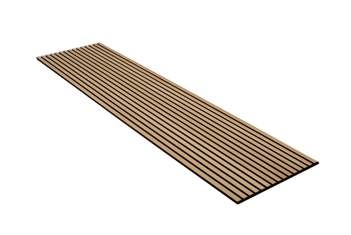 Floer Akupanel Wandpanelen Naturel Eiken - 240 x 60 cm - Akoestische Panelen - Solza.nl