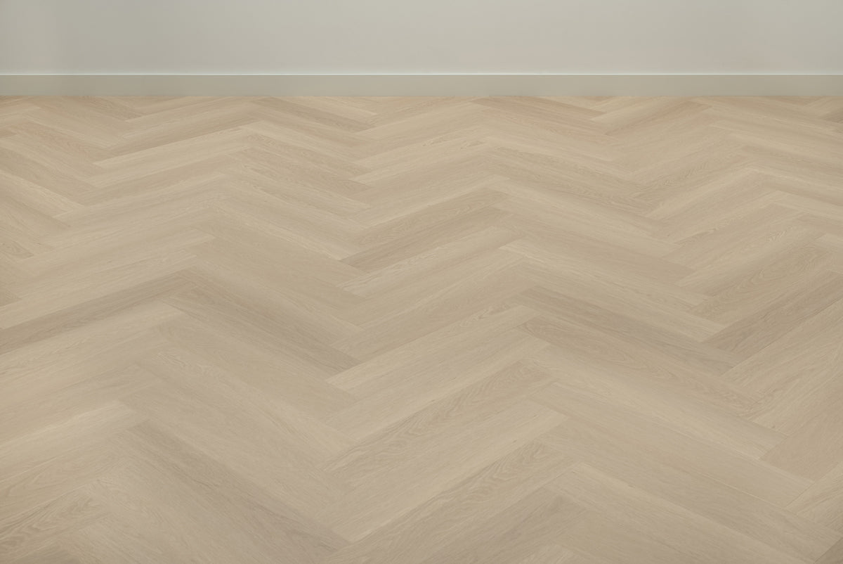 Floer Beige Eiken Visgraat Plak PVC FLR - 3512 - Solza.nl