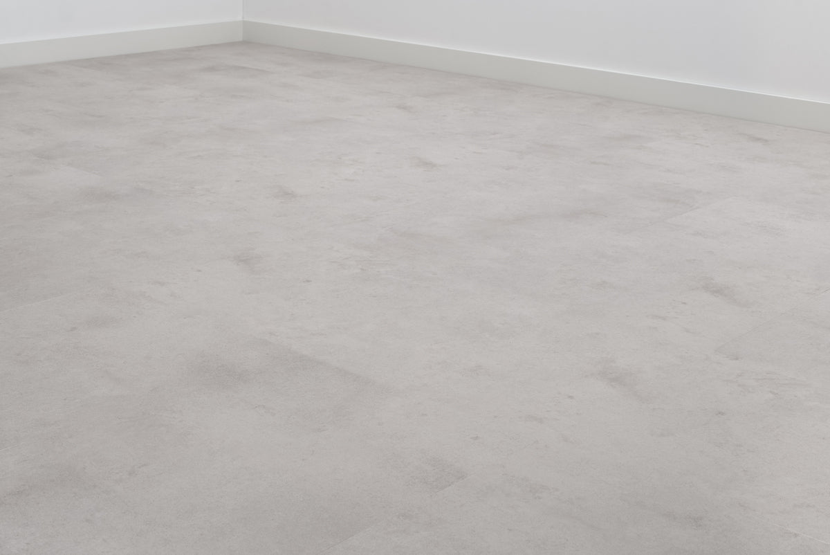 Floer Betonlook Lichtgrijs Tegel Click PVC FLR - 3805 - Solza.nl