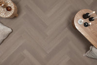 Floer Greige Eiken Visgraat Plak PVC FLR - 3511 - Solza.nl
