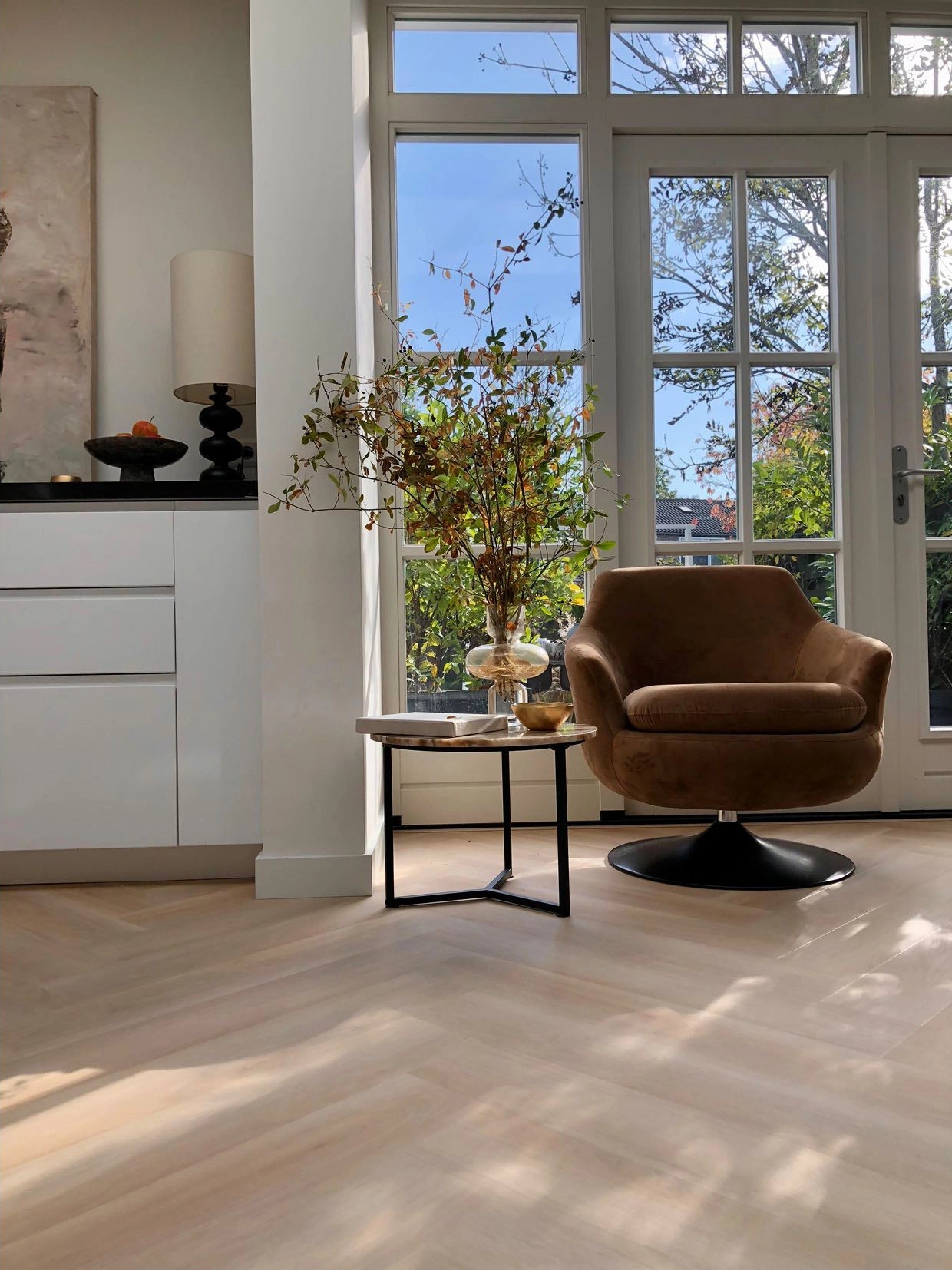 Floer Walvisgraat Click PVC Balein Beige FLR - 3910 - MEGAMAT - Solza.nl