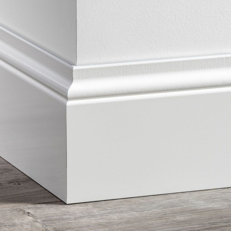 Romantische Plint - 2400mm - Voorgelakt RAL 9010 - Solza.nl