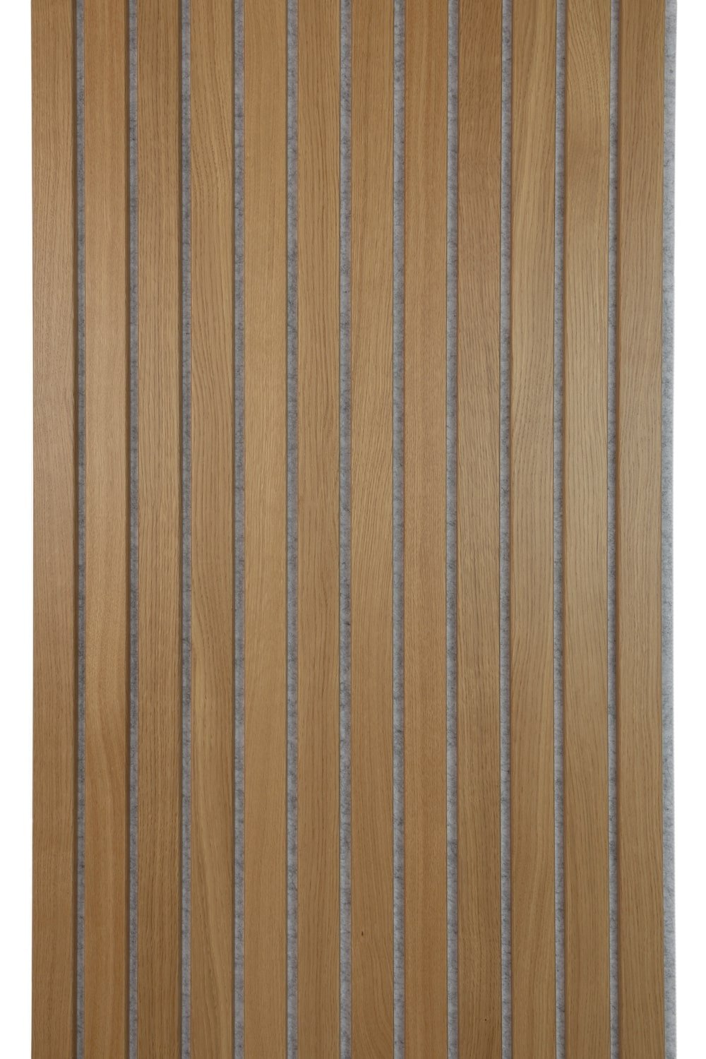 Solza Luxe Akupanel Eiken Gelakt Grijs Vilt 240x60x2cm - met brede latten - Solza.nl