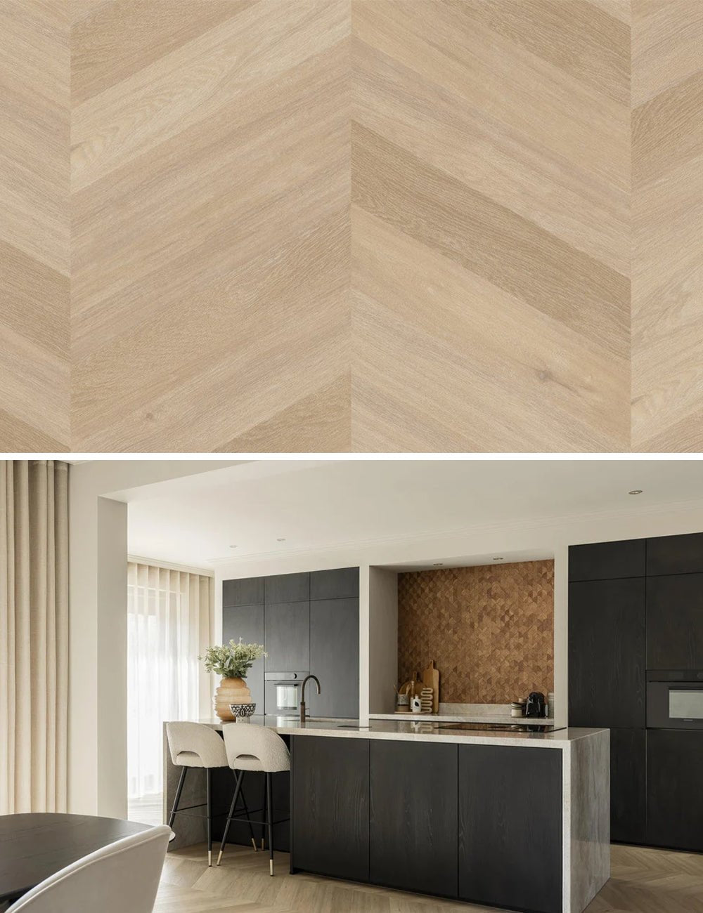 Therdex 6542 Chevron Click PVC - Hongaarse punt - Solza.nl