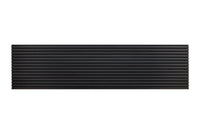 Floer Akupanel Wandpanelen Lino Zwart - 240 x 60 cm - Akoestische Panelen - Solza.nl