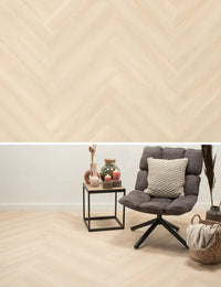 Floer Walvisgraat Click PVC Balein Beige - Solza.nl