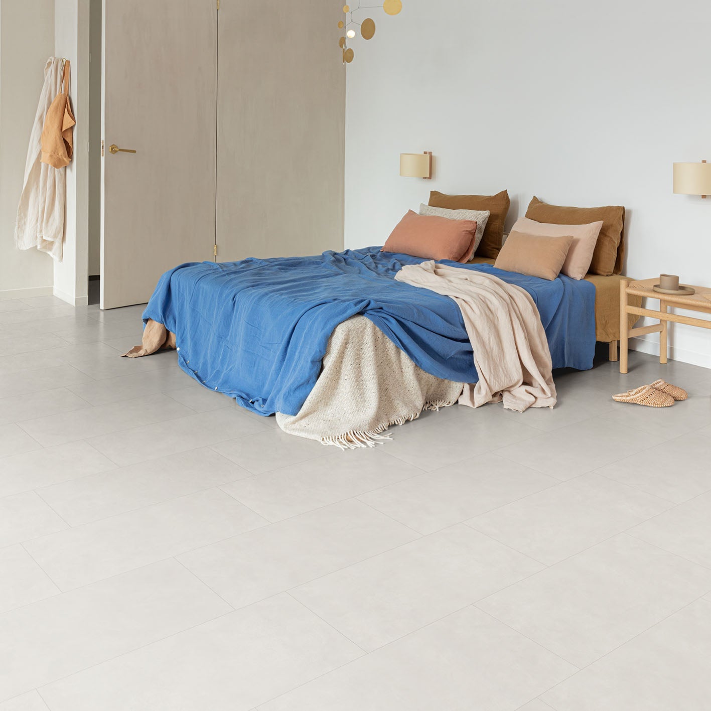 Floorify Kleine Tegel Click PVC Coquille F529 - Solza.nl