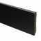 Moderne hohe Sockelleiste aus MDF, schwarz, 90 x 12 mm, vorlackiert in RAL 9005