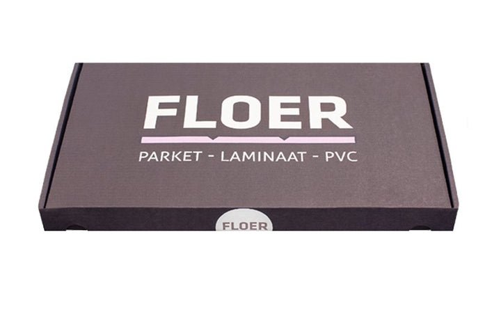 Proefmonster Floer Visgraat Laminaat Mokka Zwart Eiken Fastclick 1608 - Solza