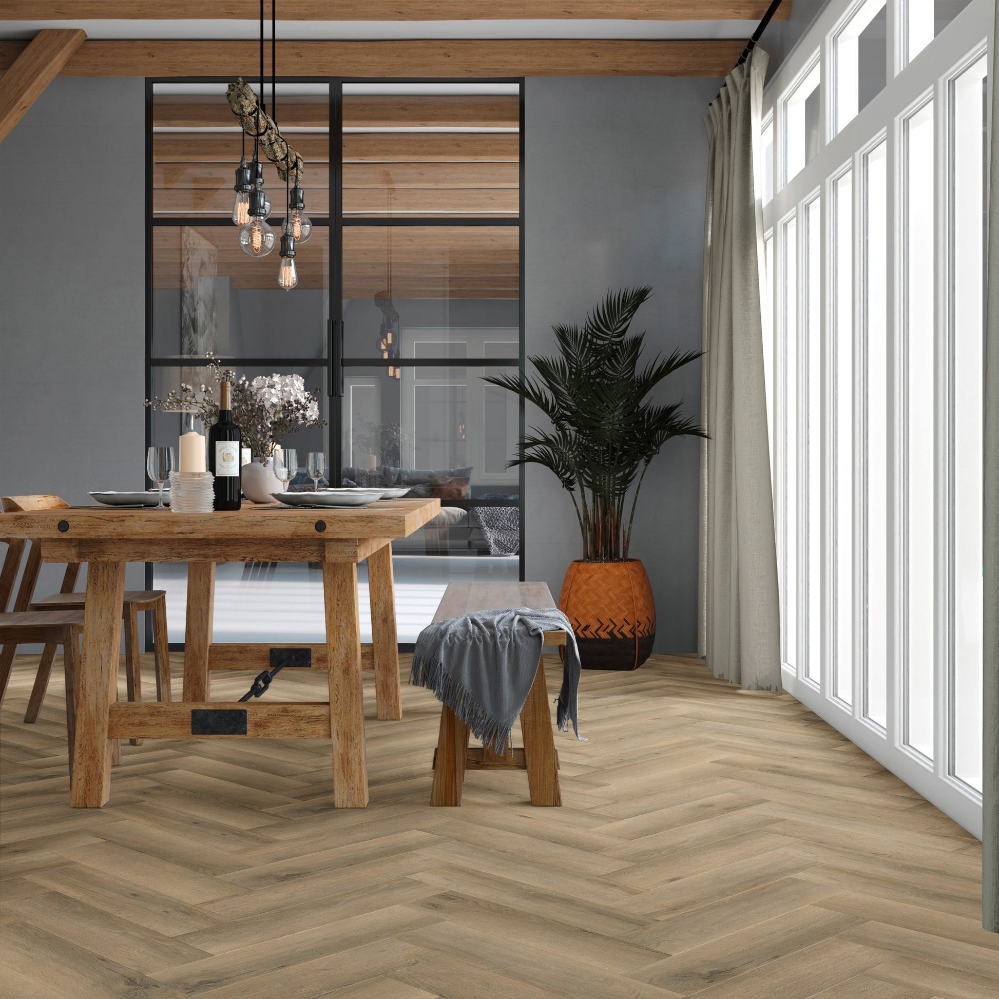 Vivafloors Visgraat 6840 Plak PVC - Solza.nl